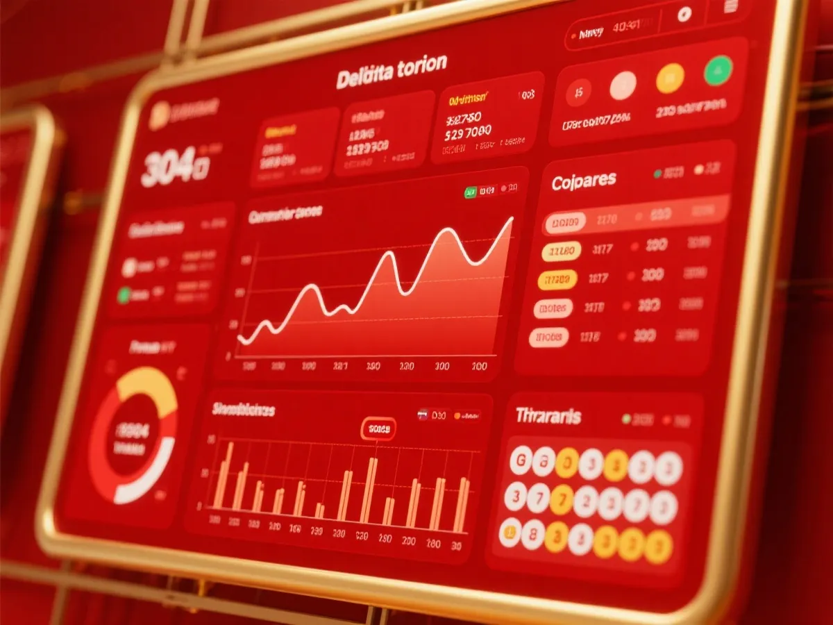 福彩走势图分析数据面板示意图